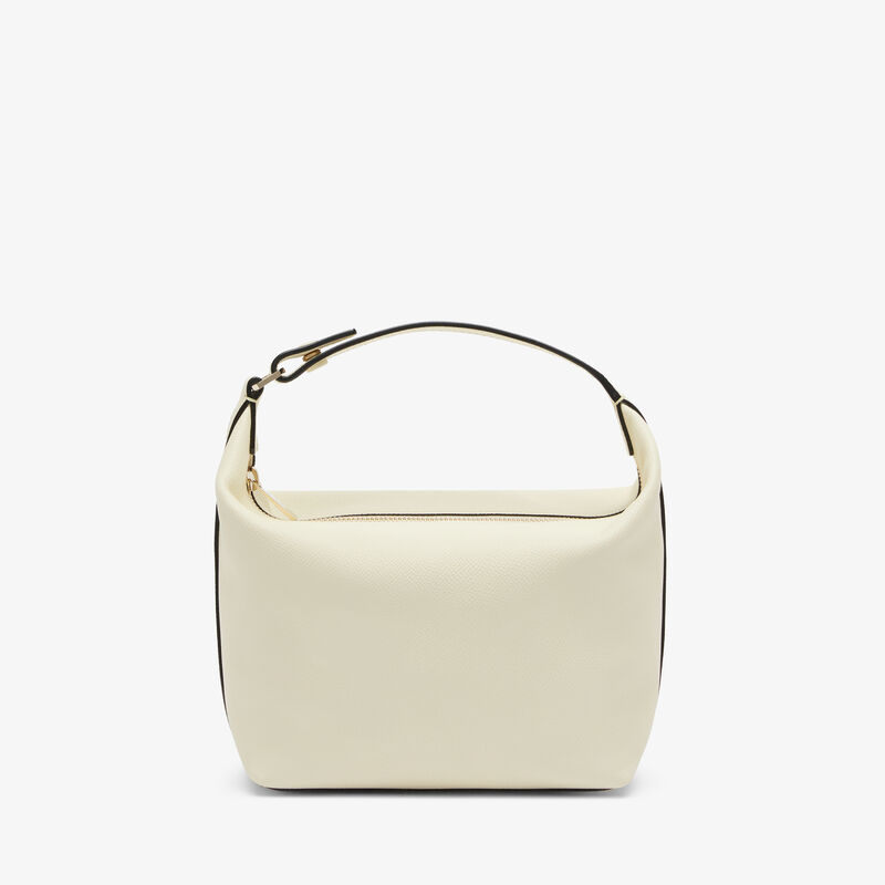 Mochi Top Handle Mini Bag - Pergamena White - Millepunte Soft calf leather - Valextra - 1