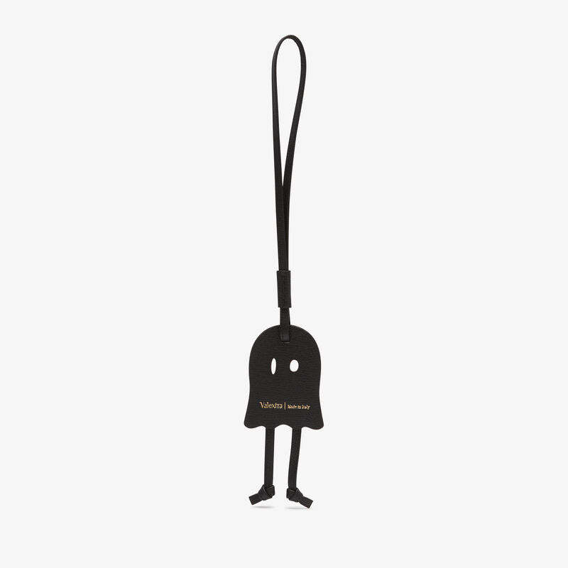 Ghost Charm - Pergamena White/Black - Millepunte calf leather - Valextra - 2