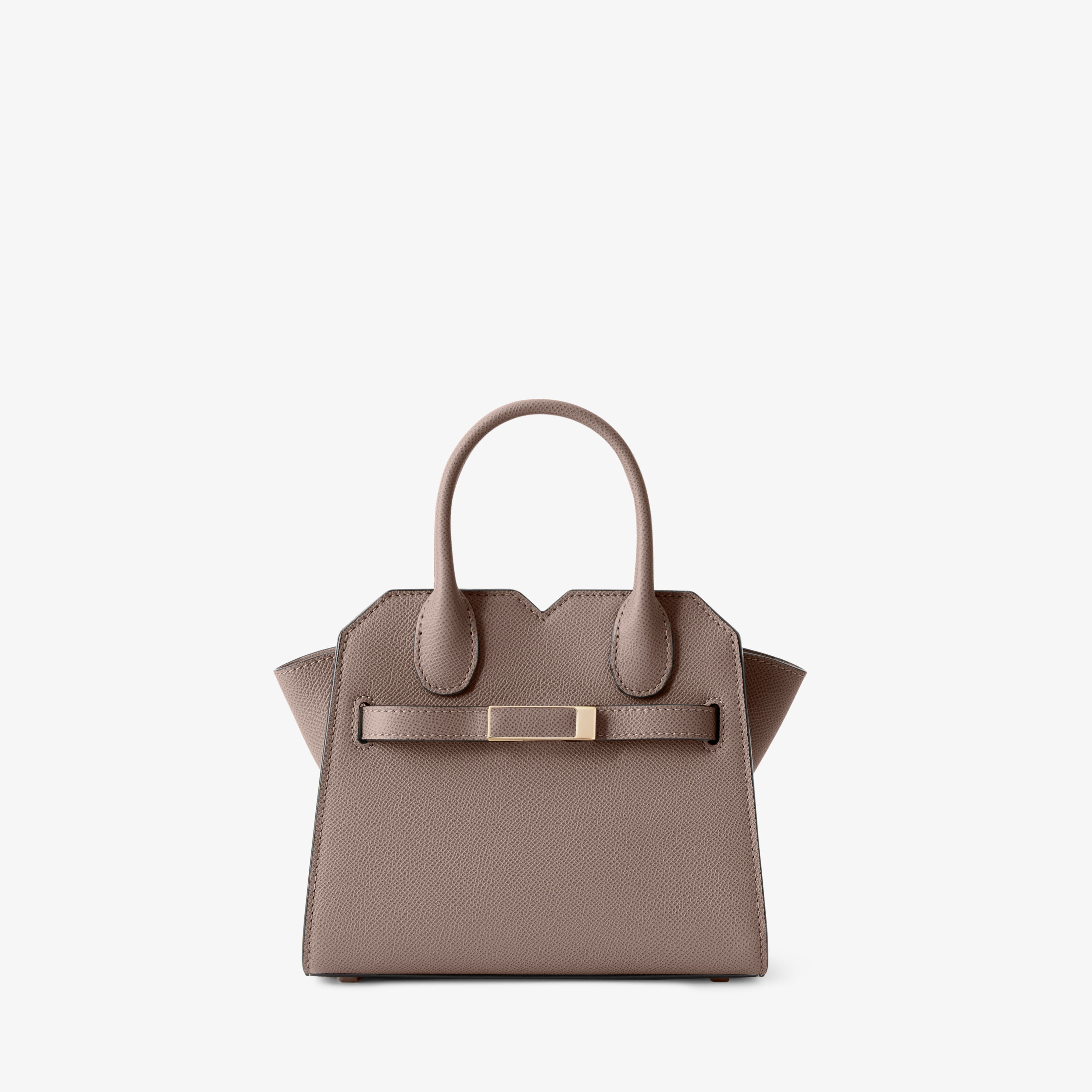 Women's Beige Luxury Leather Crossbody Micro Bag | Valextra