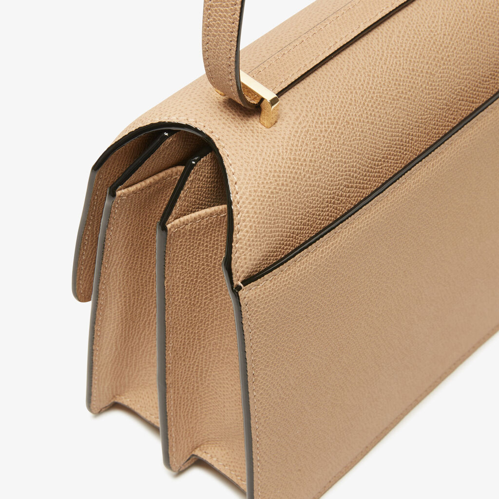 Nolo crossbody medium bag - Cashmere Beige - Vitello VS - Valextra - 5