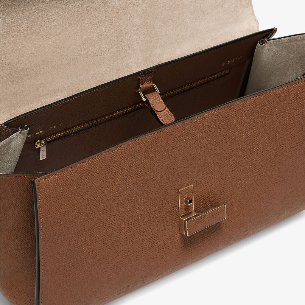 Borsa a Mano Iside Editor Media -  - Vitello Millepunte Soft - Valextra - 3