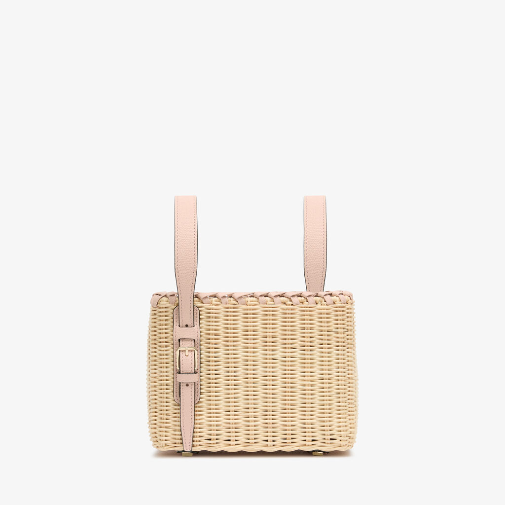 Soft Wicker Bucket Micro Bag - - Midollino/Vitello VS - Valextra - 6