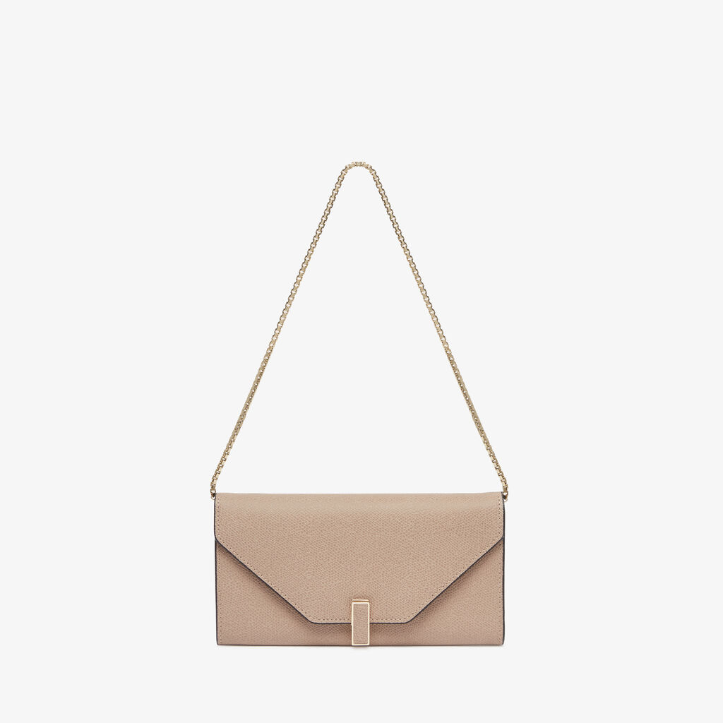 Iside continental purse with chain - - Vitello VS - Valextra - 1