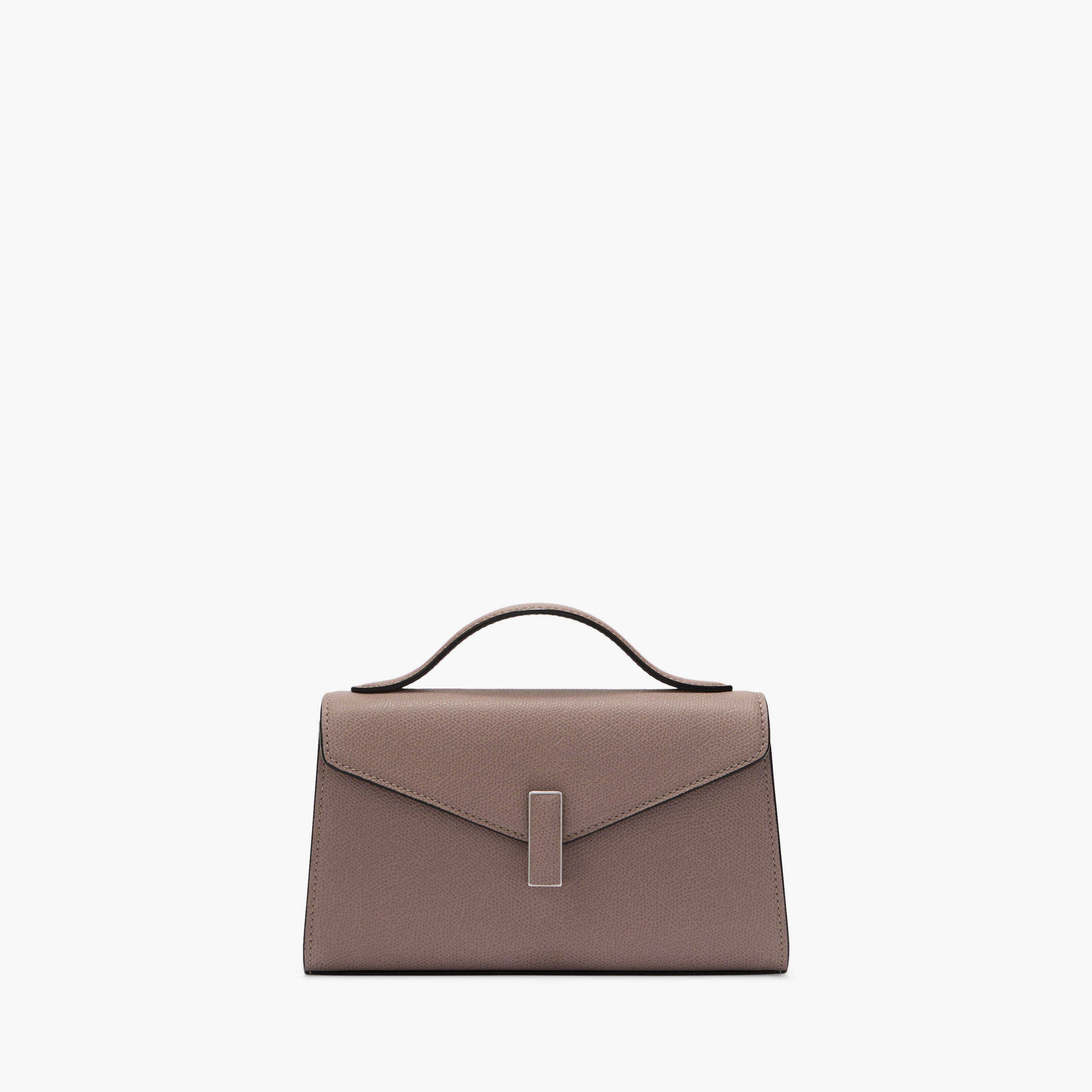 Women's Beige Luxury Leather Iside Tìn Top Handle Bag | Valextra