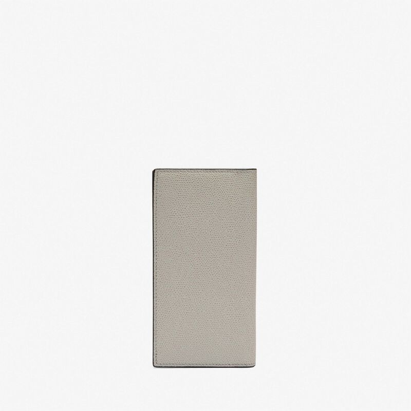 Vertical Wallet 12Cc - Ash Grey - Millepunte calf leather - Valextra - 3