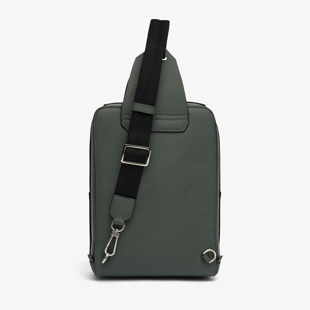 V-line One Shoulder Backpack - Musk Green - Vitello VS - Valextra - 6