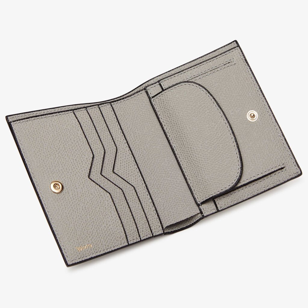 Compact Wallet 3 CC with Coin Purse - Ash Grey - Vitello VS - Valextra - 2