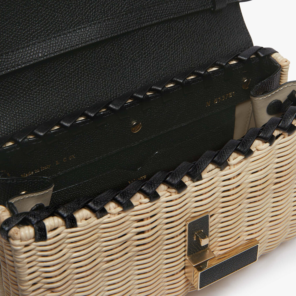 Iside Wicker Clutch - - Midollino/Vitello VS - Valextra - 3