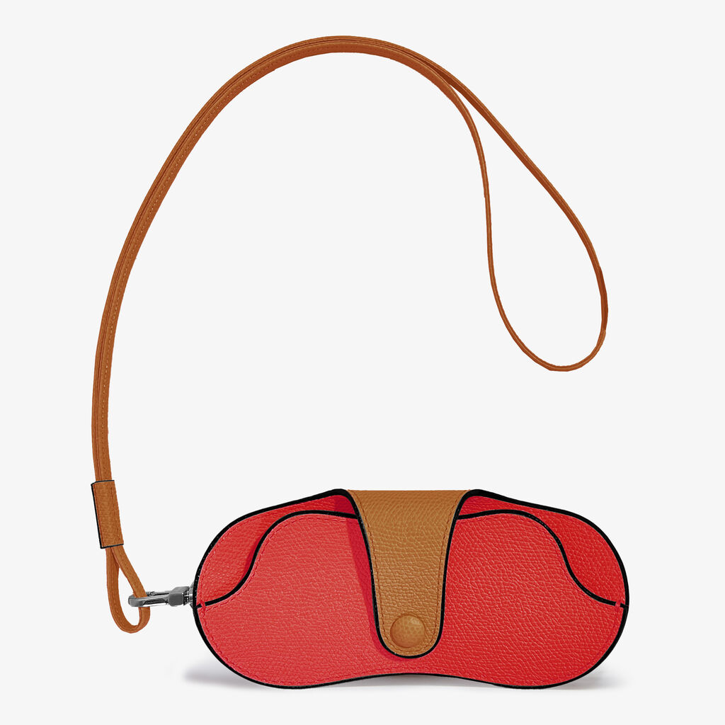 Customised glasses Case with lanyard -  - Vitello VS - Valextra - 1