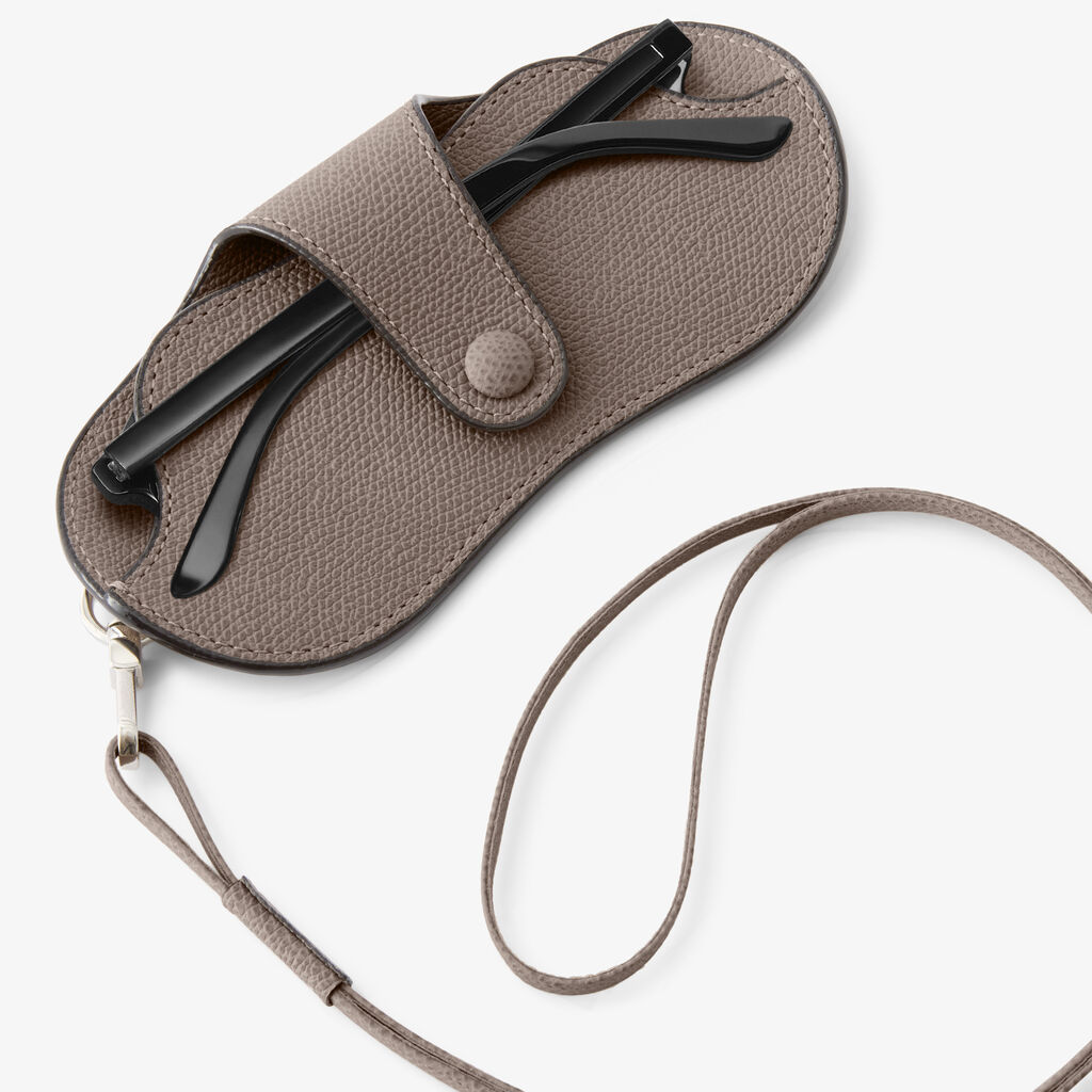 Glasses Case With Lanyard - - Millepunte calf leather - Valextra - 2