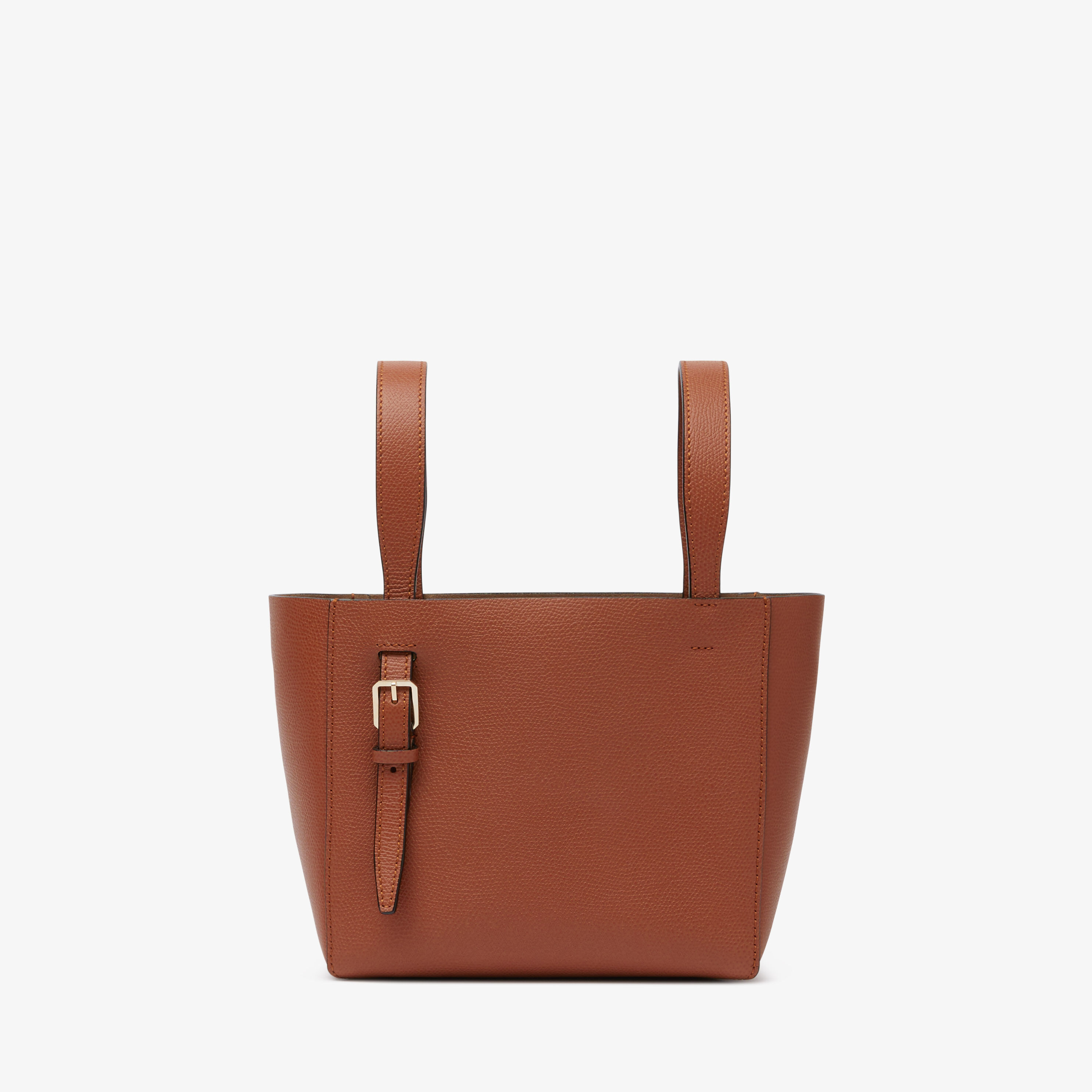 Soft leather bucket handbags top