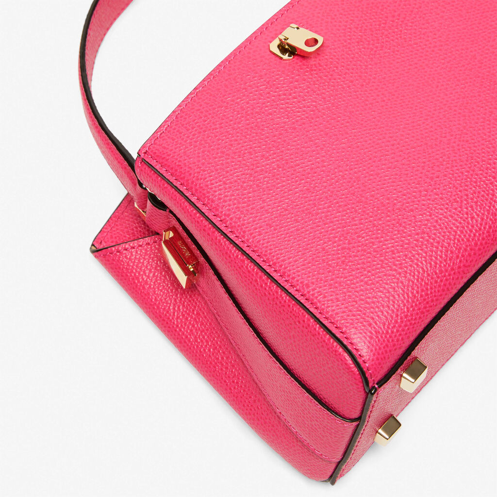 Brera crossbody micro bag - Bubblegum Pink - Vitello VS - Valextra - 5