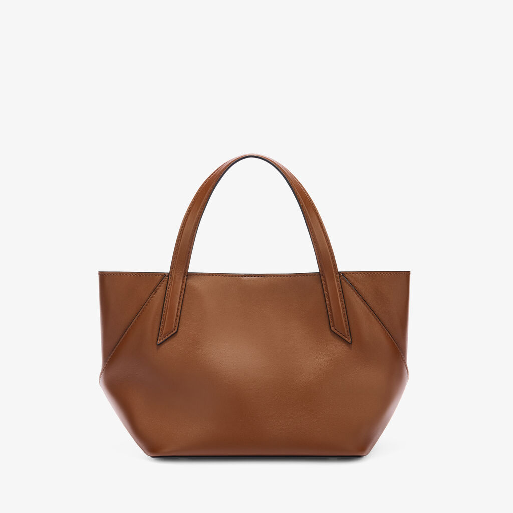 Borsa a Due Manici Gio Sublime - Marrone Cioccolato - Pelle liscia Sublime - Valextra - 5