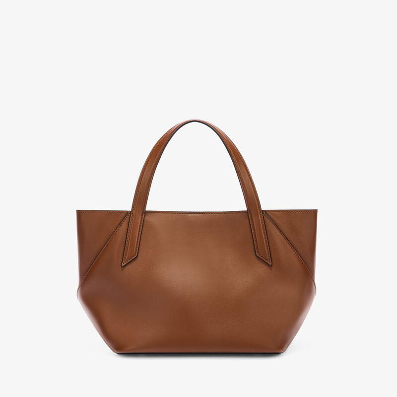 Borsa a Due Manici Gio Sublime - Marrone Cioccolato - Pelle liscia Sublime - Valextra - 5