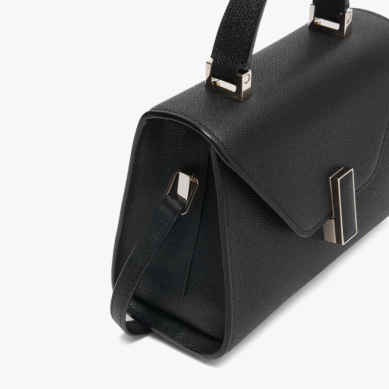 Iside crossbody micro bag - Black - Millepunte calf leather - Valextra - 5