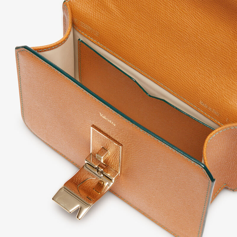 Nolo crossbody Mini bag - Havana Brown - Vitello VS - Valextra - 4