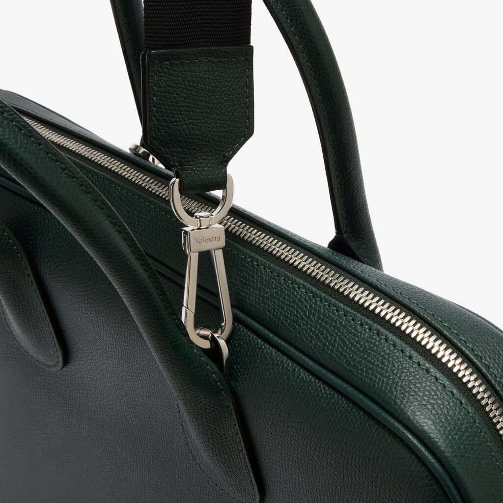 MyLogo Laptop Bag - Valextra Green - Millepunte calf leather - Valextra - 3
