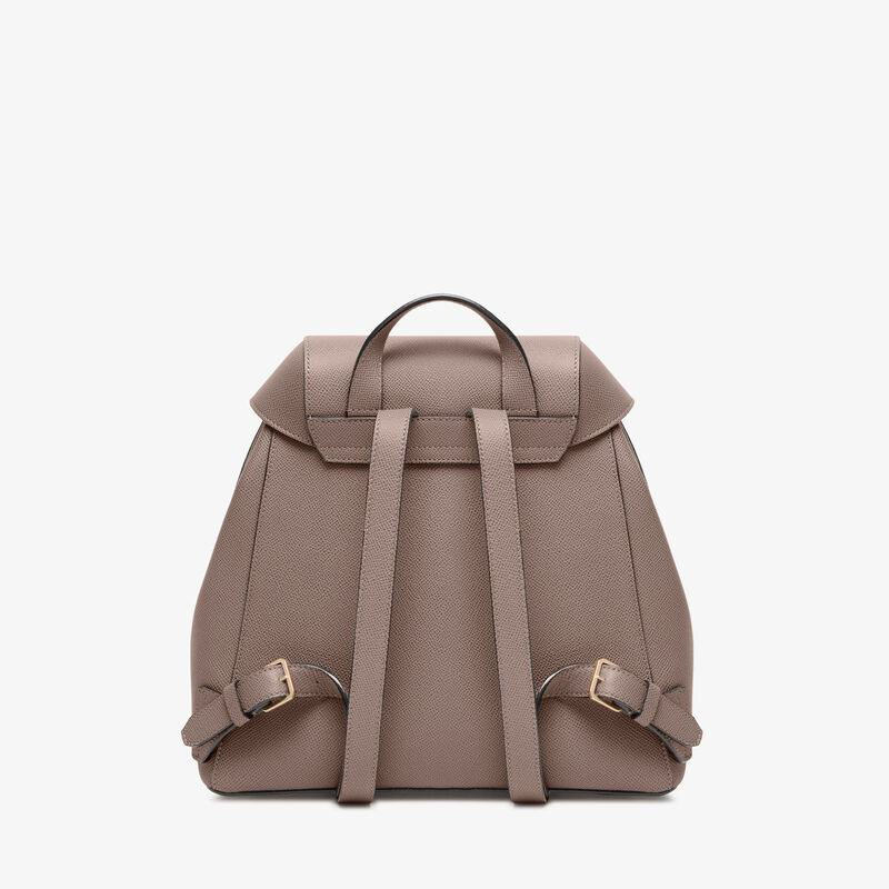 Iside Medium Backpack - Sahara Brown - Millepunte Soft calf leather - Valextra - 6