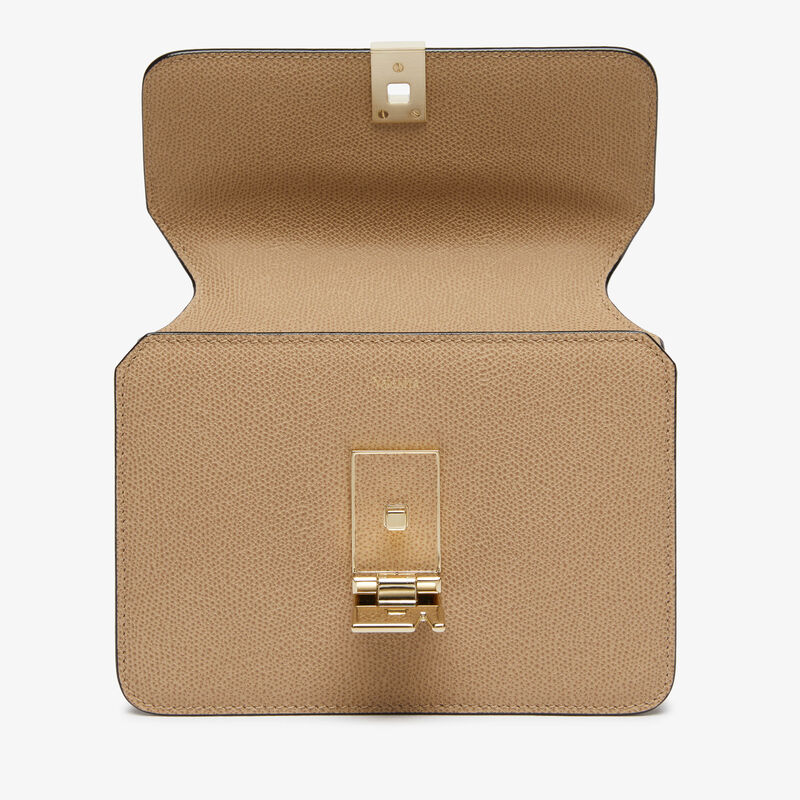 Nolo crossbody Mini bag - Cashmere Beige - Vitello VS - Valextra - 7