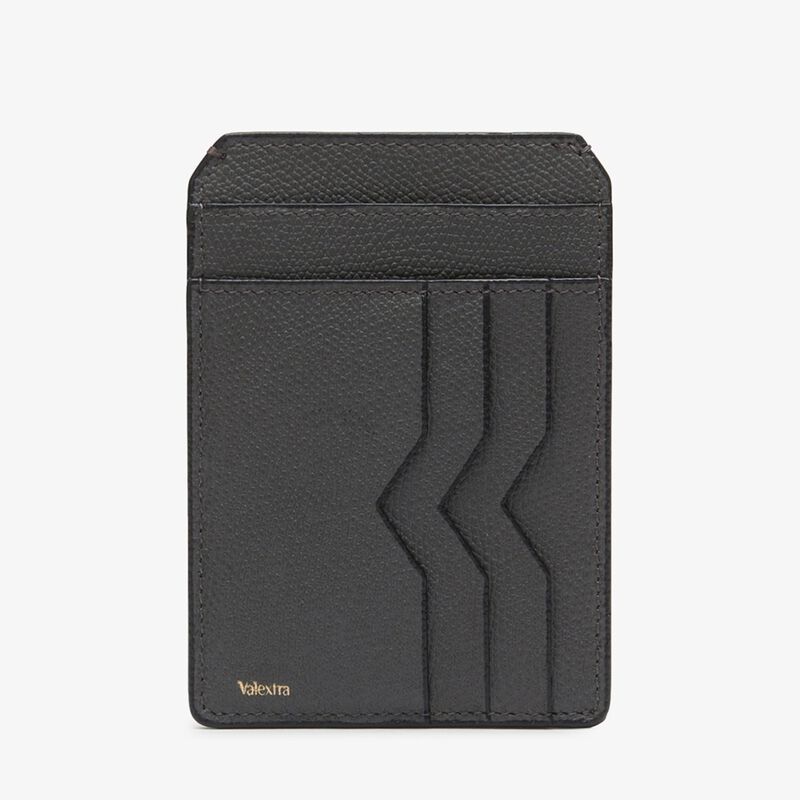 Card Case and Document Holder - Smokey Grey - Millepunte calf leather - Valextra - 4