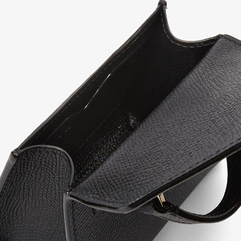 Iside Belt Bag - Black - Vitello VS - Valextra - 4