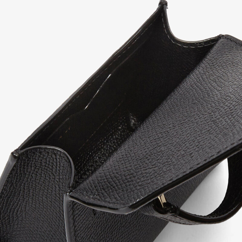 Iside Belt Bag - Black - Millepunte calf leather - Valextra - 4