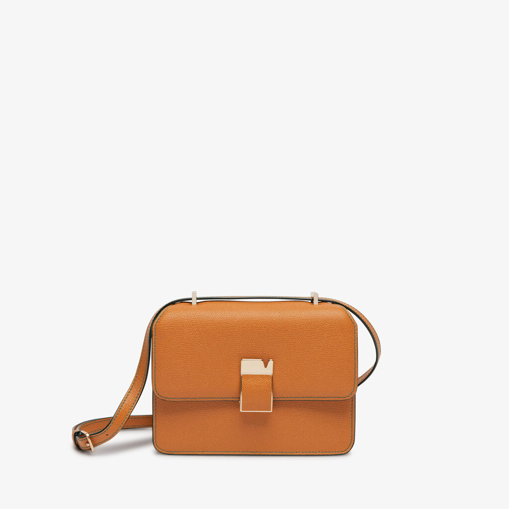 Nolo crossbody Mini bag - Havana Brown - Vitello VS - Valextra - 1