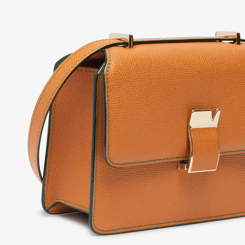 Nolo crossbody Mini bag - Havana Brown - Vitello VS - Valextra - 3