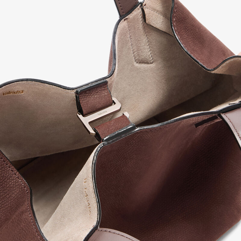 Gio Senso Two Handles Bag - Chocolate Brown - Millepunte Nubuk Senso Leather - Valextra - 3