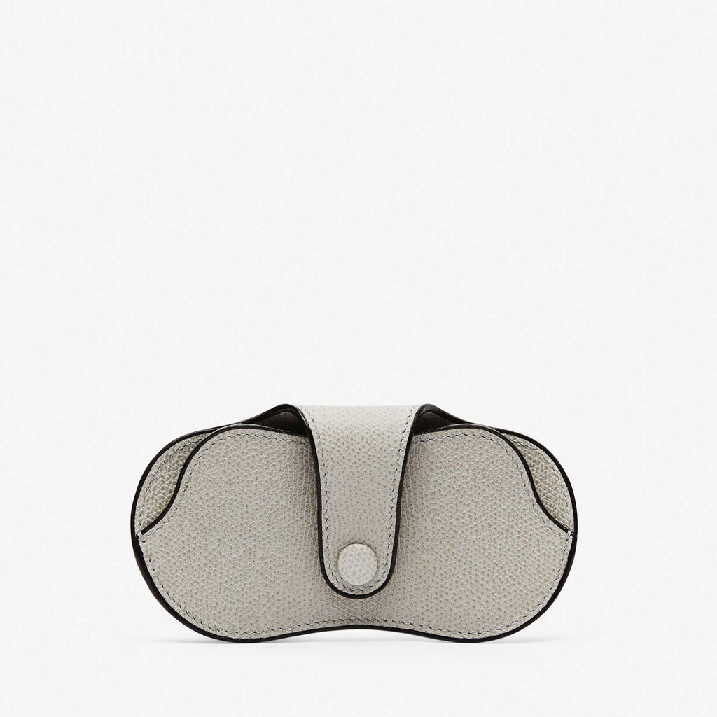 Glasses Case - Ash Grey - Vitello VS - Valextra - 4