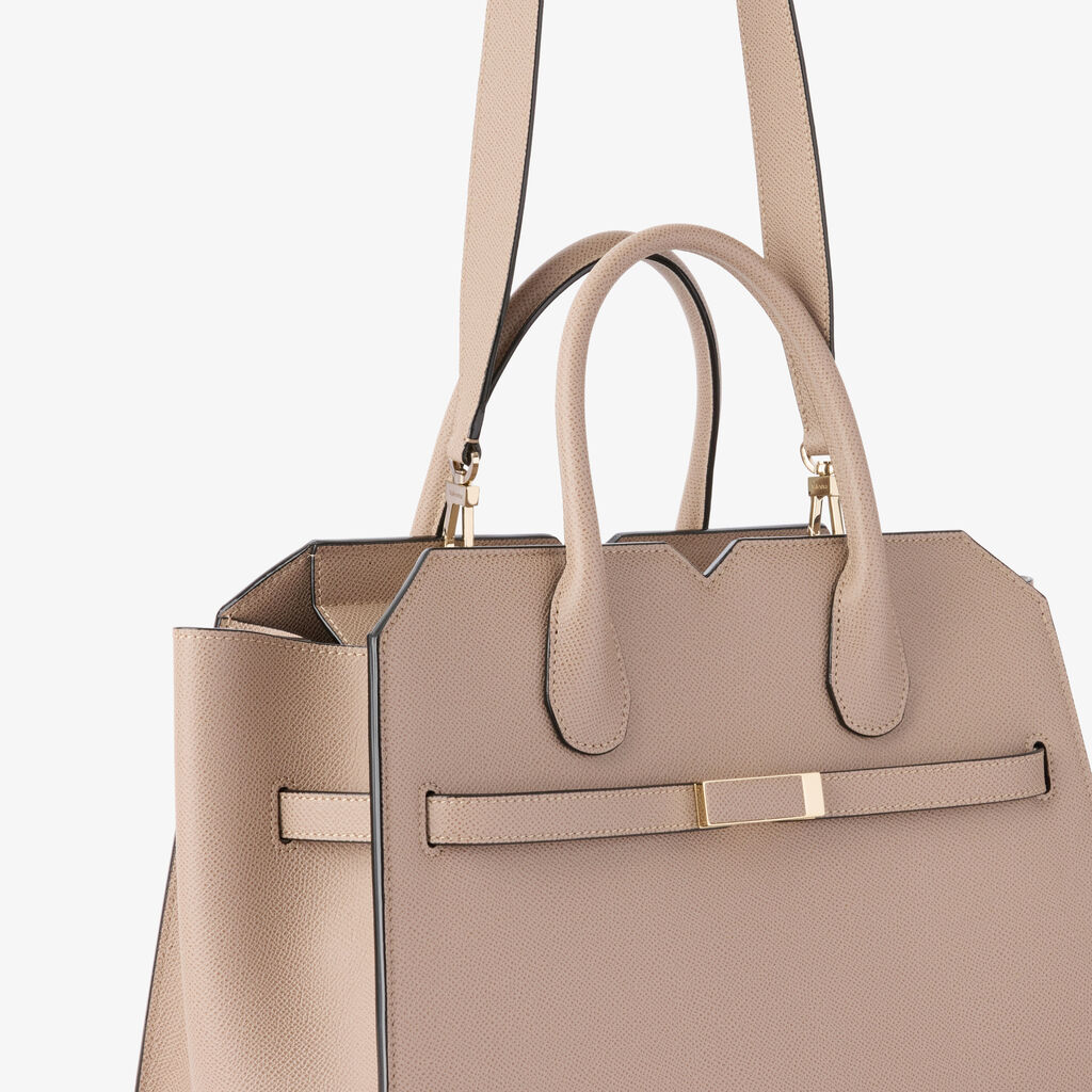 Milano Two Handles Medium Bag - - Vitello Millepunte Soft - Valextra - 4