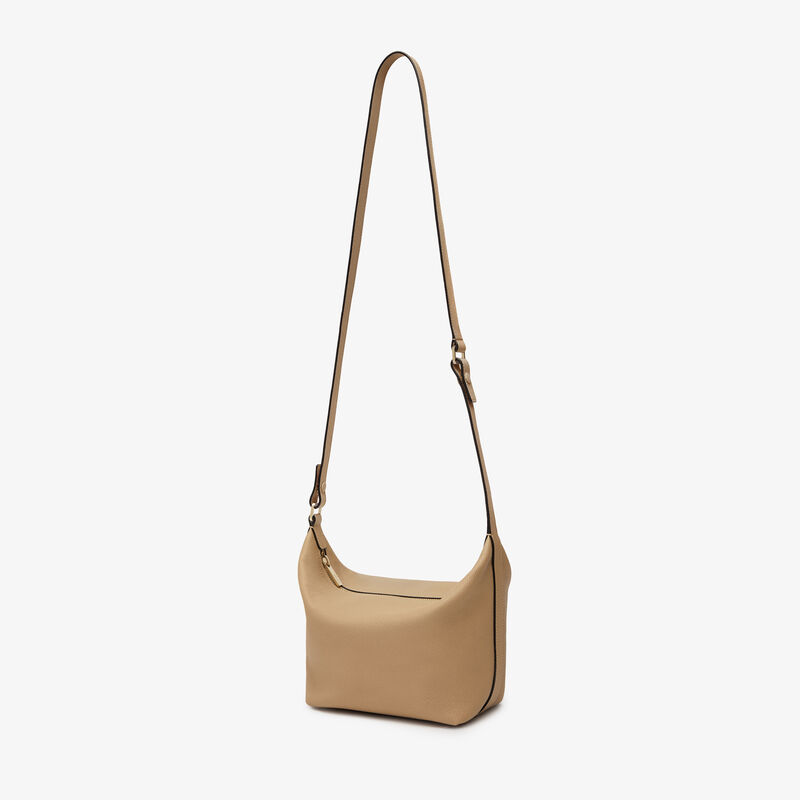 Mochi Top Handle Mini Bag - Cashmere Beige - Millepunte Soft calf leather - Valextra - 4