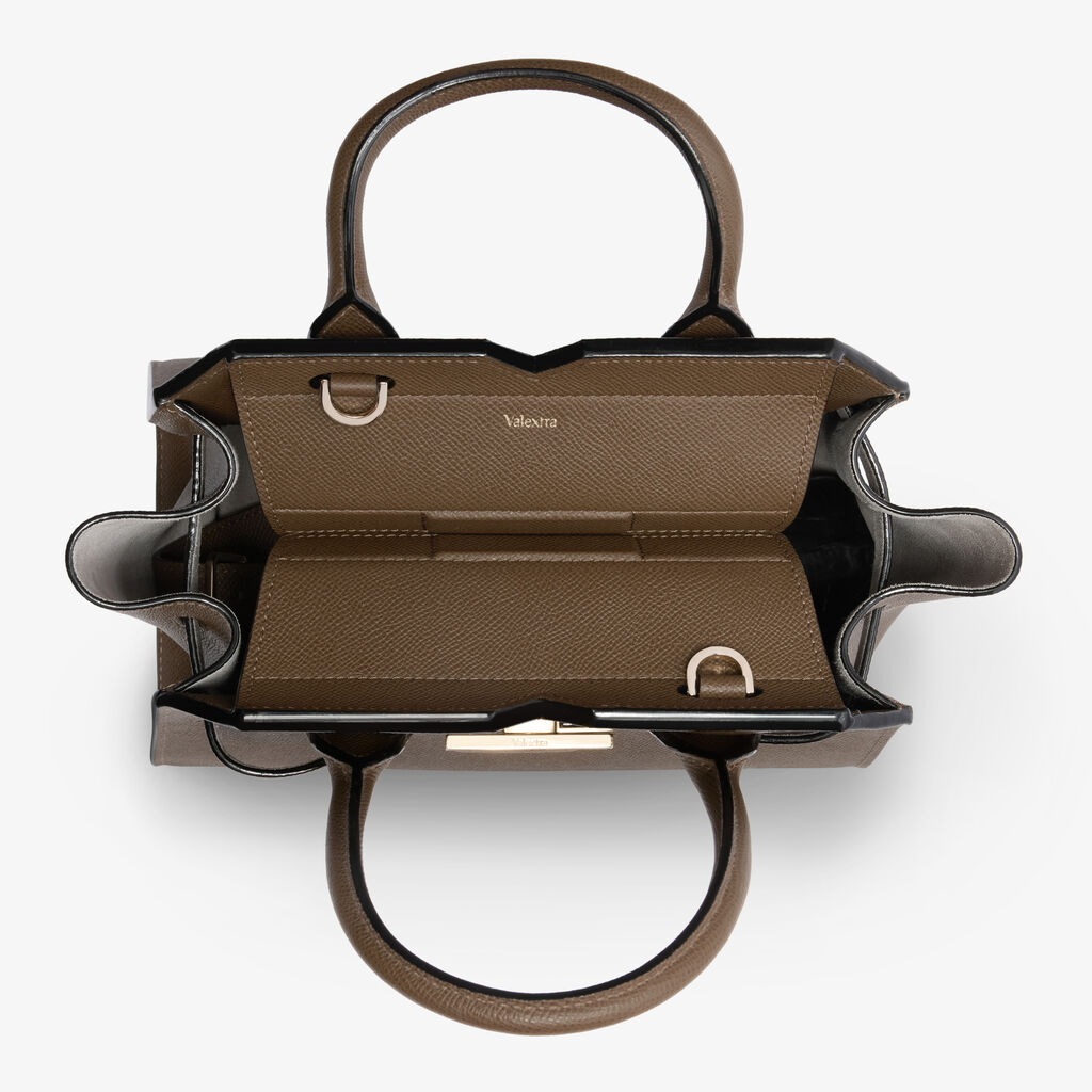 Milano Two Handles Mini Bag -  - Vitello Millepunte Soft - Valextra - 8