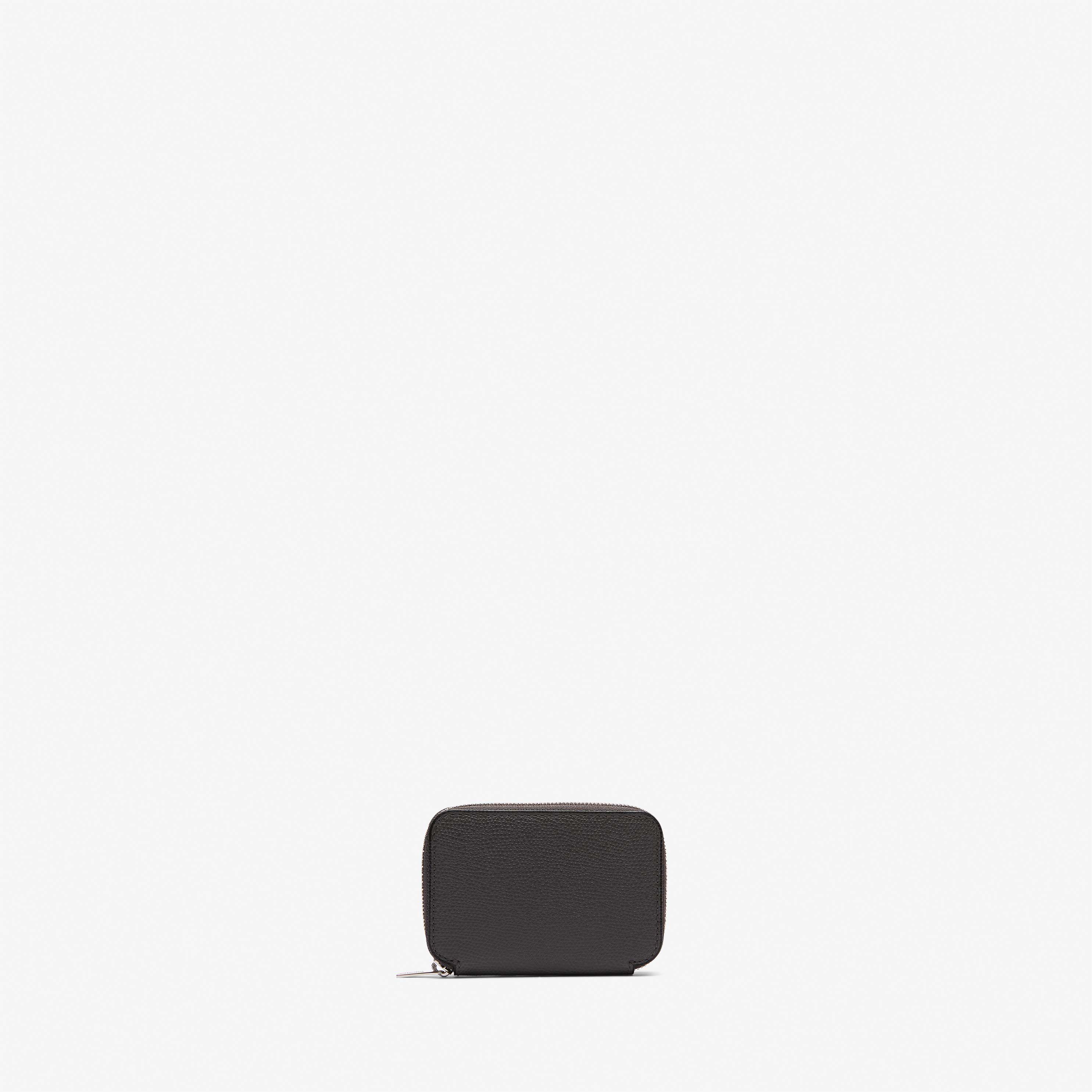 Gray Leather Credit card holder | Valextra Zip Around