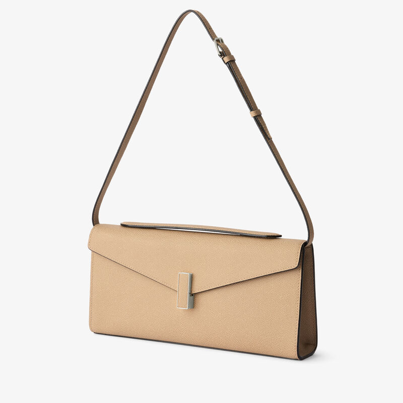 Iside Clutch - Cashmere Beige - Millepunte calf leather - Valextra - 5