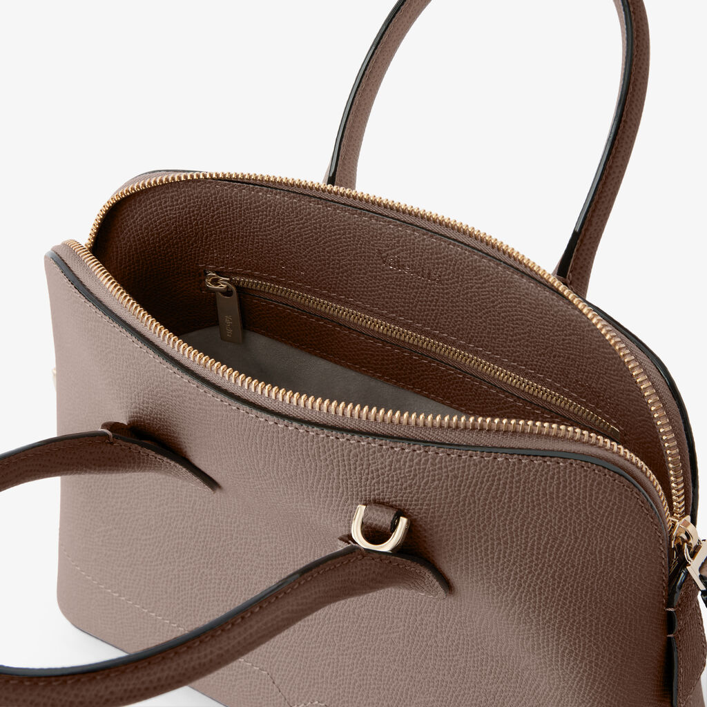 MyLogo Bowling Mini Bag - - Millepunte calf leather - Valextra - 4