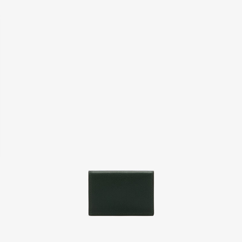 Iside Card Holder - Valextra Green - Millepunte calf leather - Valextra - 3