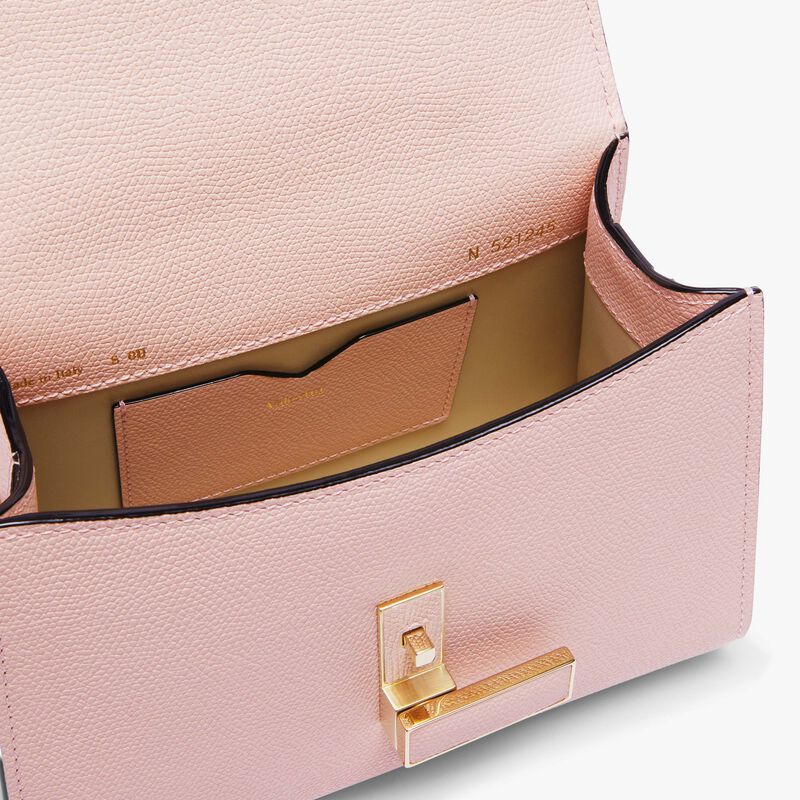 Iside crossbody micro bag - Peony Pink - Millepunte calf leather - Valextra - 3