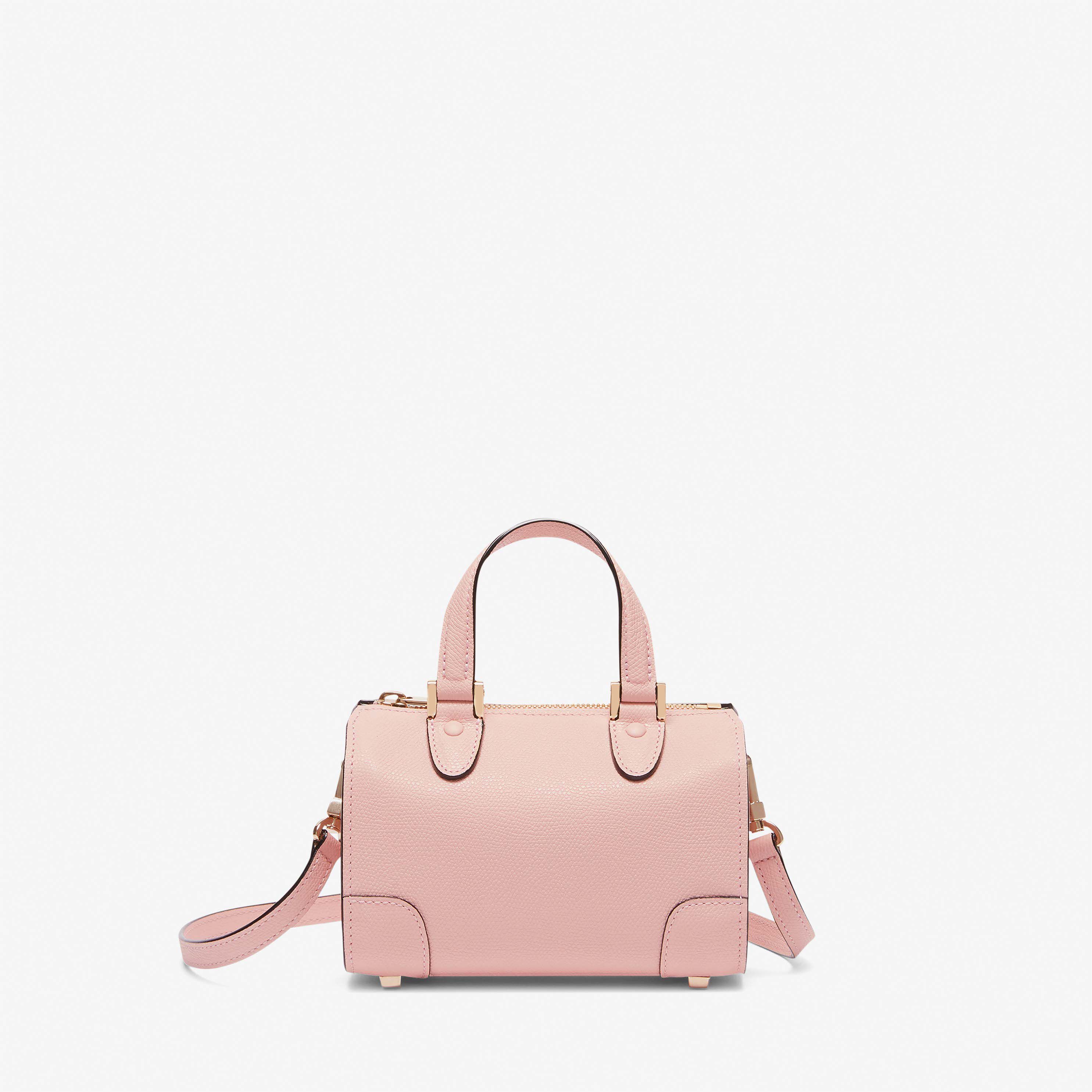 Valextra textured single-strap mini bag - Pink
