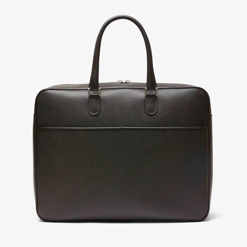 Avietta Travel Bag Two Chambers - Black - Millepunte calf leather - Valextra - 5