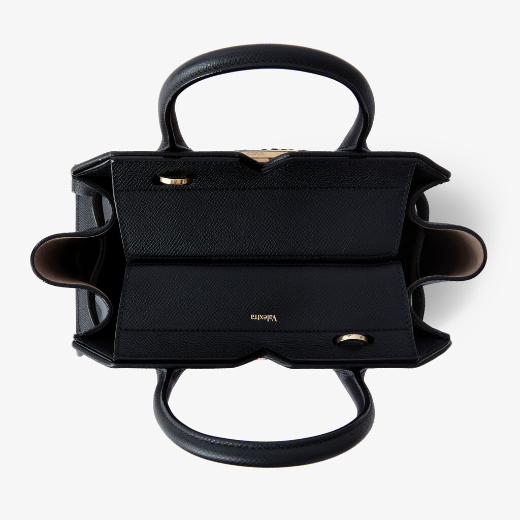 Milano Flower Pibiones Two Handles Mini Bag - - Tessuto Pibiones Fiore/Vitello Millepunte Soft - Valextra - 8