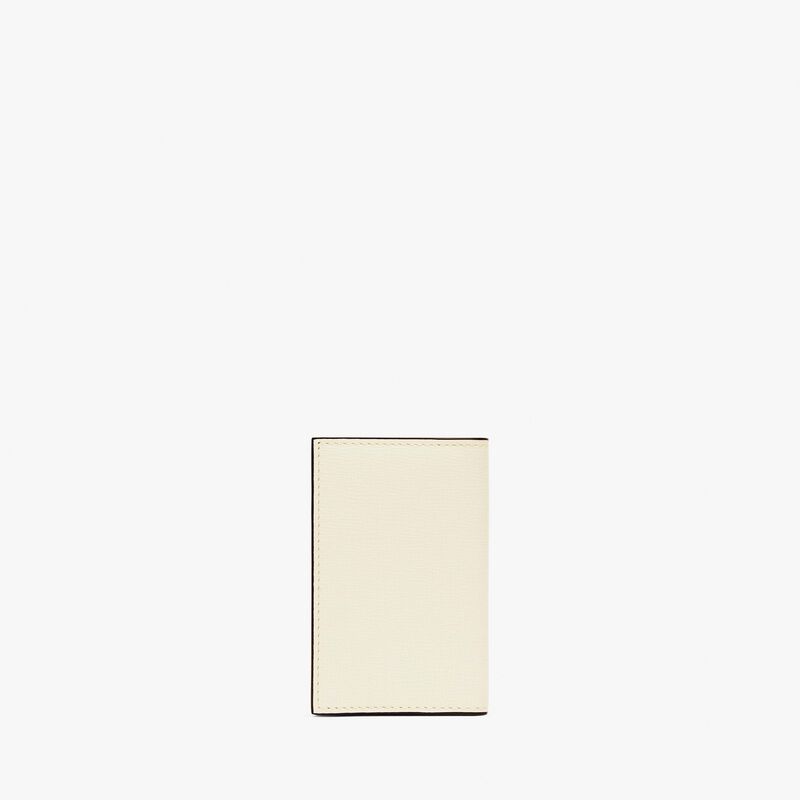 Card Case Onda - Pergamena White - Pavè calf leather - Valextra - 4