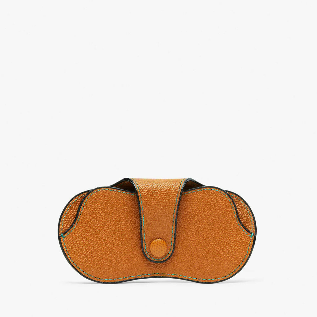 Glasses Case - Havana Brown - Vitello VS - Valextra - 4