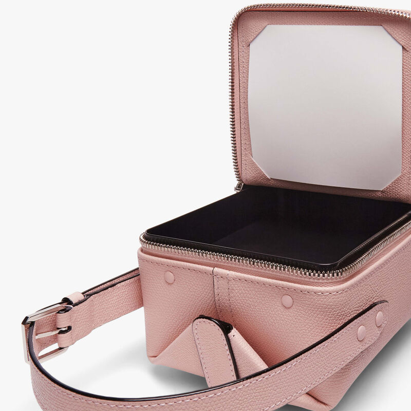 Tric Trac Bag - Peony Pink - Millepunte calf leather - Valextra - 6