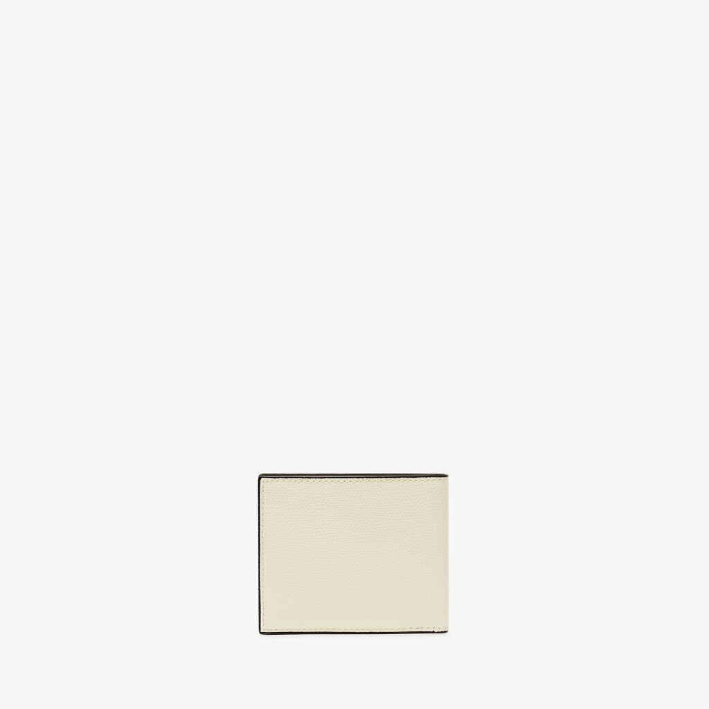 Bifold wallet 6 cc - Pergamena White - Vitello VS - Valextra - 3