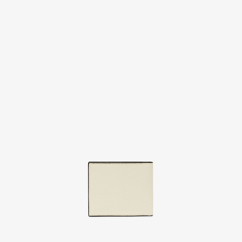 Bifold wallet 6 cc - Pergamena White - Millepunte calf leather - Valextra - 3