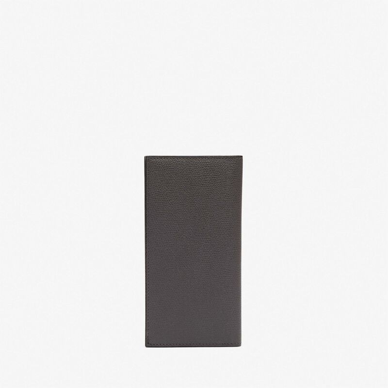 Vertical Wallet 12Cc - Smokey Grey - Millepunte calf leather - Valextra - 3