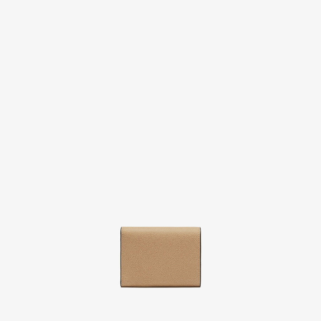 Pocket Purse 6CC - Cashmere Beige - Vitello VS - Valextra - 4