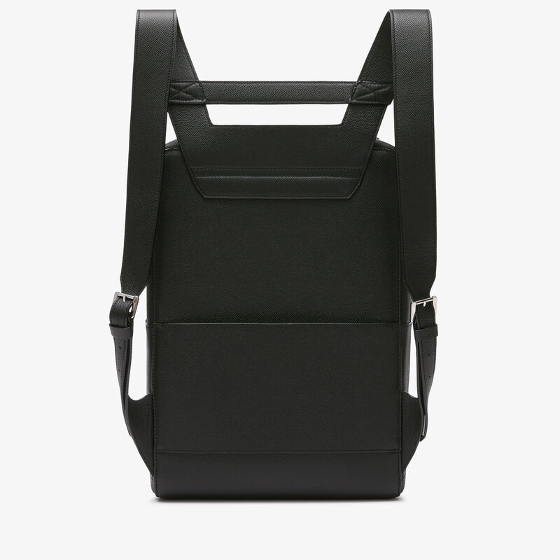 V-Line Backpack - Black - Millepunte Soft calf leather - Valextra - 6