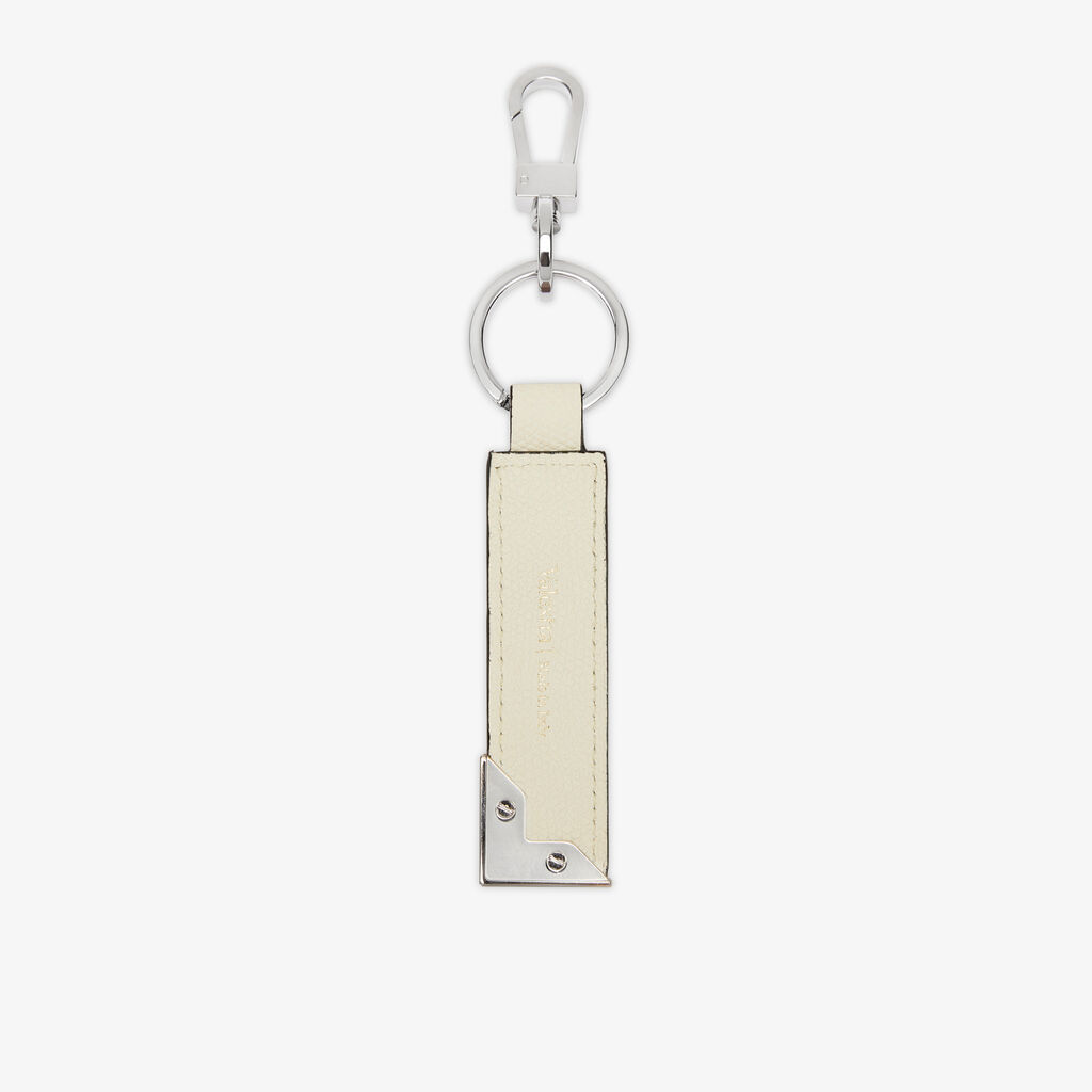 Key Holder with Metal Corner - Pergamena White - Vitello VS - Valextra - 2